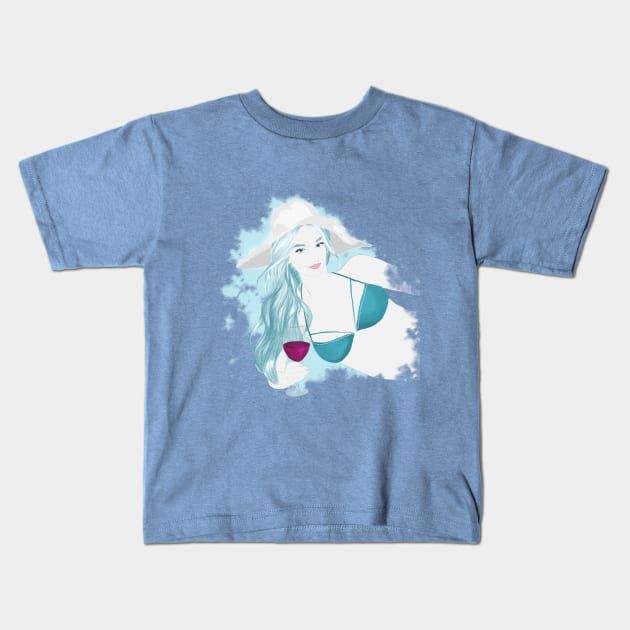 Aquarius Kids T-Shirt by njikshik